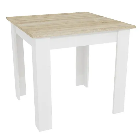 Kwadratowy stół sonoma biały Agri