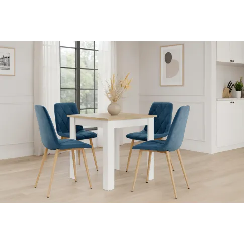 Wizualizacja stołu Florano biały dąb sonoma