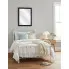 Białe metalowe łóżko 90x200 cm   Etiosa