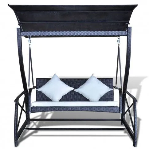 Zdjęcie huśtawka ogrodowa z polirattanu Ritis | Edinos.pl