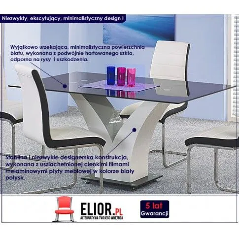 Fotografia Wykwintny szklany stół Cortins z kategorii Salon