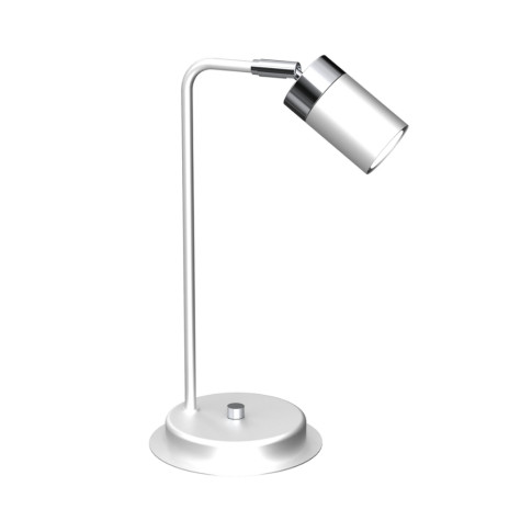 Biała lampka stołowa - K380-Hawe