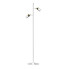 Biało-złota lampa podłogowa - K381-Hawe