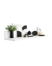 Biała minimalistyczna półka 60 cm - Hagi w sklepie Edinos.pl