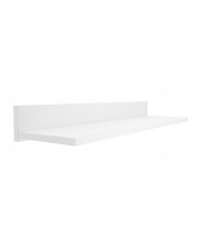 Biała minimalistyczna półka 60 cm - Ebia w sklepie Edinos.pl