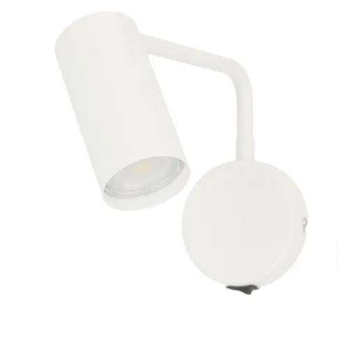 Biały metalowy nowoczesny kinkiet V179-Kanoni