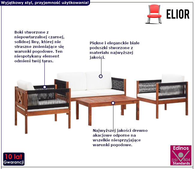 Biały minimalistyczny wieszak ścienny Elwo 3X