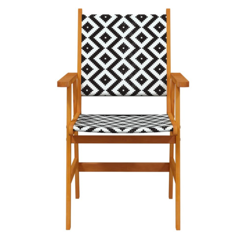Krzesło Como 7X z pięknym wzorem w kratkę