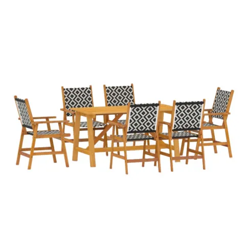 Zestaw mebli ogrodowych z drewna akacjowego Como 4X