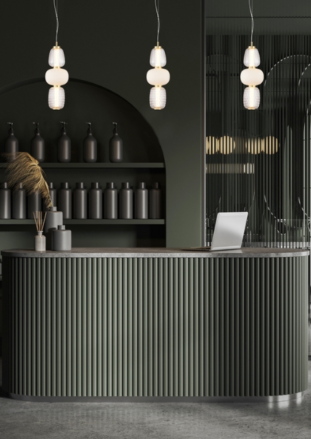 Lampa wisząca led w stylu glamour - K387-Arisa