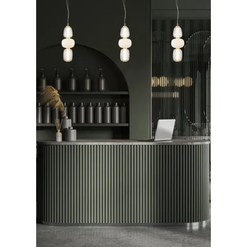 wizualizacja Złoty żyrandol w stylu glamour -K387-Cosa