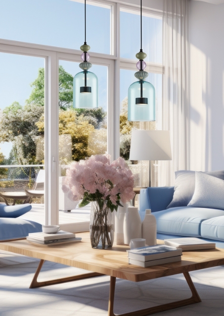 Nowoczesna lampa wisząca - K395-Agrona