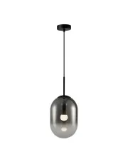Lampa wisząca z czarnym dużym kloszem - K402-Tiriza w sklepie Edinos.pl