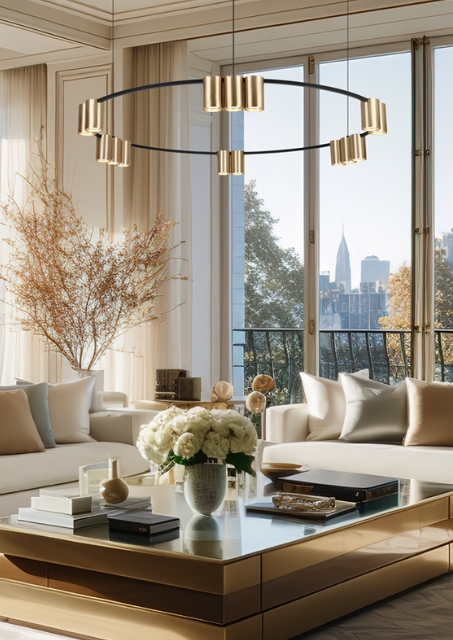 Okrągła duża lampa wisząca loft - E468-Verino