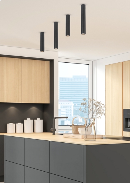 Okrągła lampa sufitowa led - K413-Abea