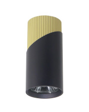 Czarno-złoty podłużny spot led - K419-Ksaleo
