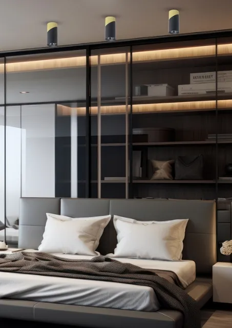 Czarno-złoty spot loft - K419-Conway