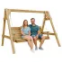 Zdjęcie produktu Huśtawka ogrodowa naturalne drewno - Sydo.