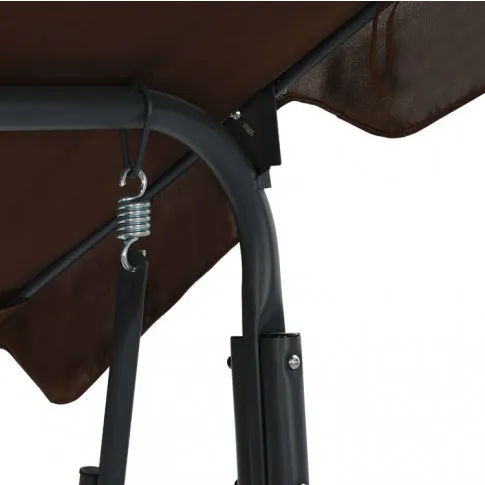 Huśtawka ogrodowa z daszkiem Julka brązowa