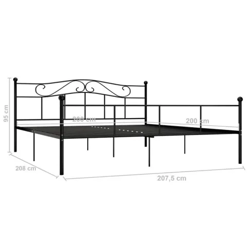 Wymiary metalowego łózka Okla