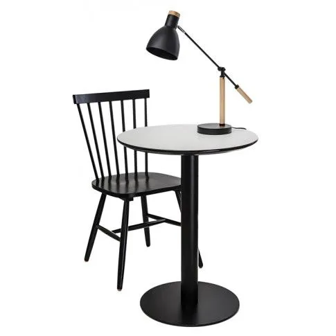 Zdjęcie loftowy stół Tremis 60 cm czarny do baru - sklep Edinos.pl