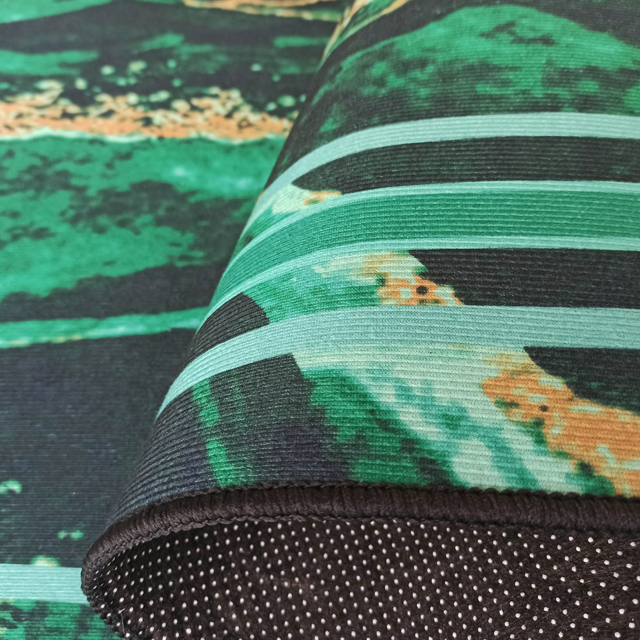 Nowoczesny zielony dywan z krótkim włosiem  Sellu 9X