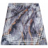 Prostokątny ciemnoszary dywan z nowoczesną ramką - Sellu 8X