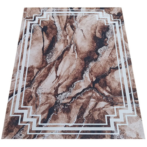 prostokatny dywan z nowoczesną ramką Sellu 7X