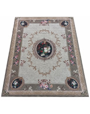 Prostokątny beżowy dywan w barokowym stylu - Bedos 3X w sklepie Edinos.pl