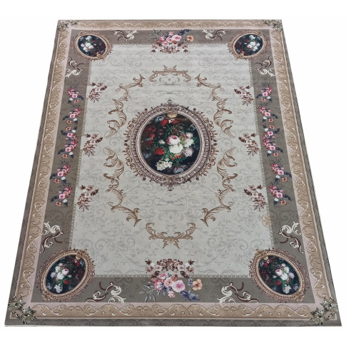 Prostokątny dywan w klasyczny wzór - Bedos3X