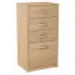 Zdjęcie produktu Skandynawska komoda na bieliznę dąb sonoma - Huso 4X.