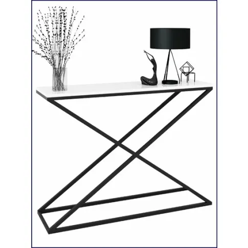 Zdjęcie czarna konsola w stylu loft Logan 4X  | Edinos.pl