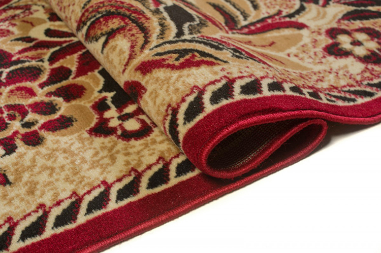 czerwony dywan w nowoczesny Doly 3X