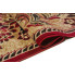 Czerwony kwiecisty dywan w klasycznym stylu 3X