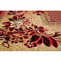 prostokatny czerwony dywan w kwiaty Doly 3X