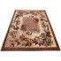 Brazowy dywan retro w kwiaty dolu 4X