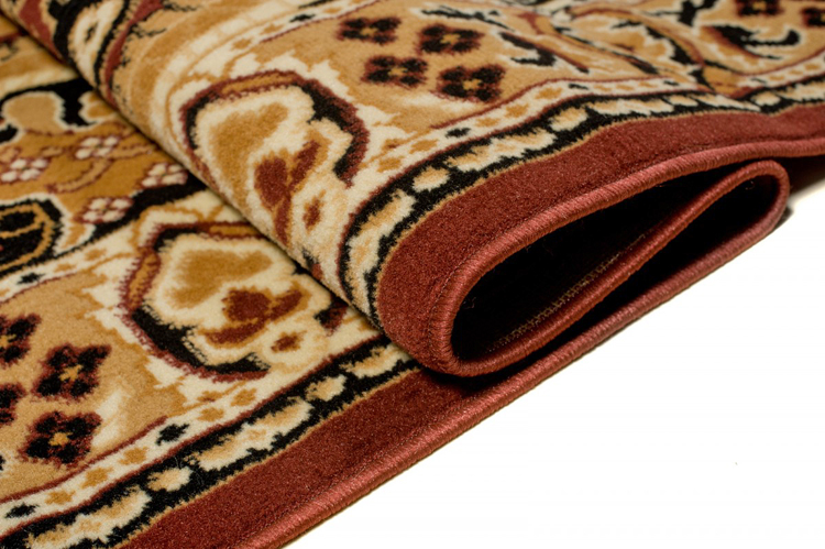 Brązowy prostokątny dywan do pokoju Ritual 14X