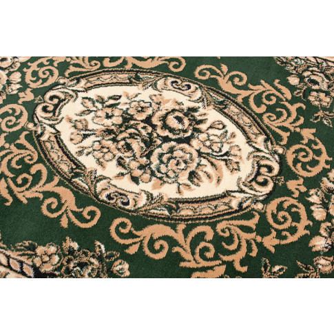 klasyczny zielony dywan z krotkim włosiem Ritual 9X