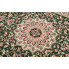 zielony prostokatny dywan w klasyczny wzór ritual 7X