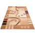 Prostokątny beżowy dywan w geometryczne wzory - Fendy 11X