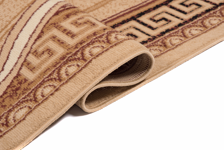 Beżowy dywan w rustykalnym stylu Koma 6X 
