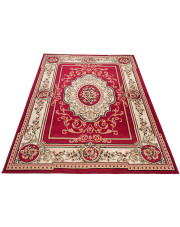 Prostokątny czerwony dywan w klasycznym stylu - Ritual 3X w sklepie Edinos.pl