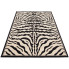 Prostokątny czarno-biały dywan w zebrę - Weryl 6X