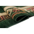 Prostokątny zielony dywan w geometryczny wzóre Fendy 4X