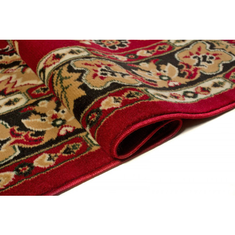 czerwony klasyczny dywan z krótkim właosiem ritual 14X