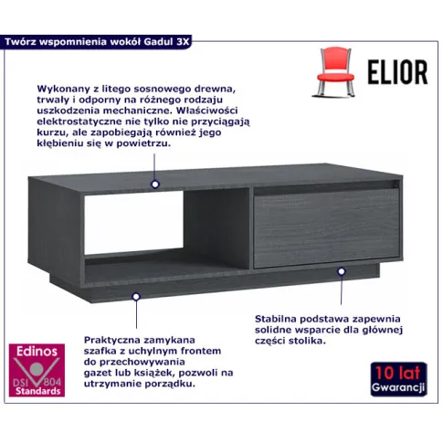 minimalistyczny stolik do pokoju gadul 3X