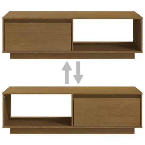 miodowa ława z szafką gadul 3X