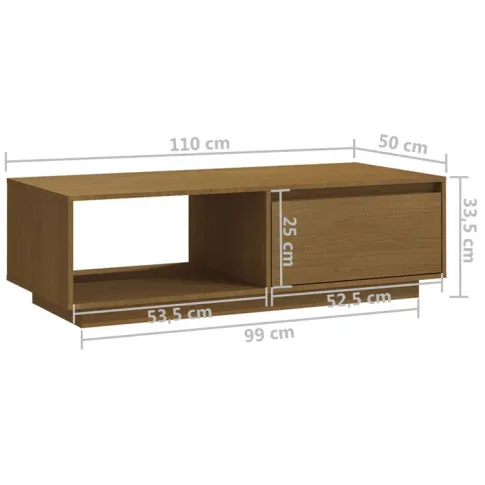 wymiary ławy z otwierana szafka gadul 3X miodowy brąz