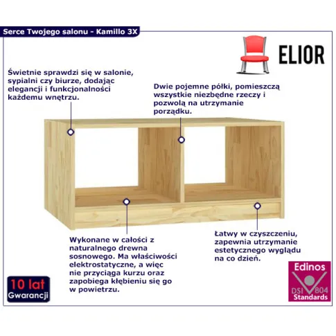  ława do salonu Kamillo 3X