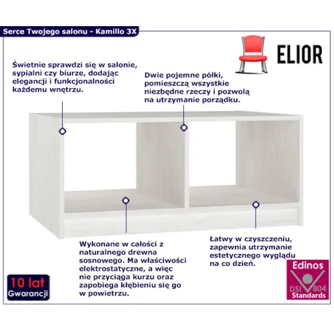 ława do salonu Kamillo 3X
